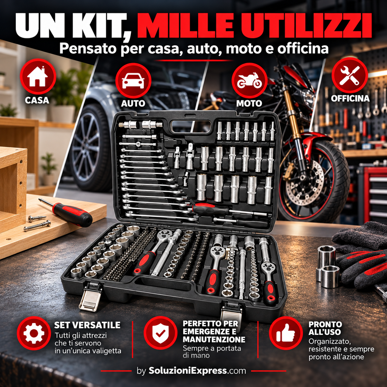 Kit utile per casa e garage